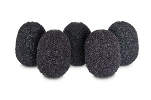 Rycote lavalier foam, 1 pack of 5, black