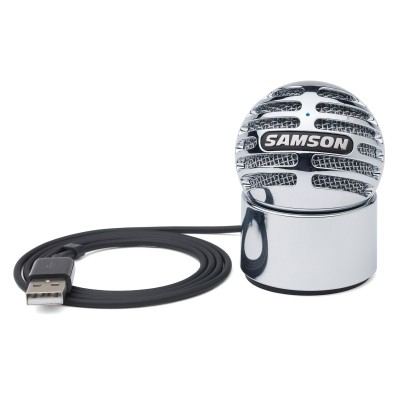 Compacte chromen USB condensator microfoon