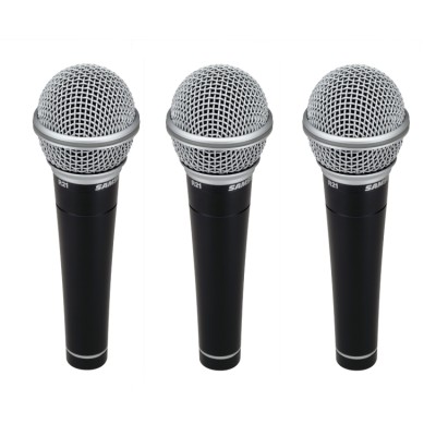Set van 3 x Samson R21 zang/presentatie microfoons