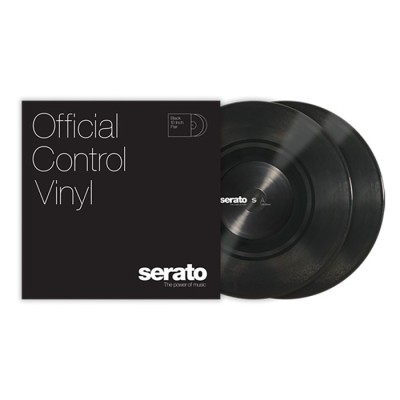 Serto PSBLK10 - 10" Control Vinyl pressing for Serato DJ Pro and Scratch Live DJs using Serato?s