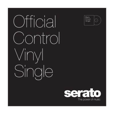 Serato PSBLKSG - 12 inch control vinyl for Serato DJ - Black