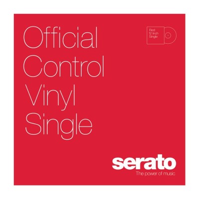 Serato PSREDSG - 12 inch control vinyl for Serato DJ - Red