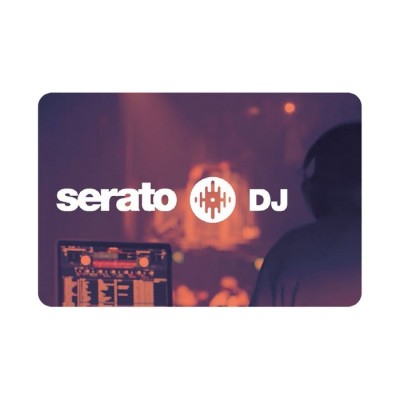 Scratch card with personal licence for Serato Dj