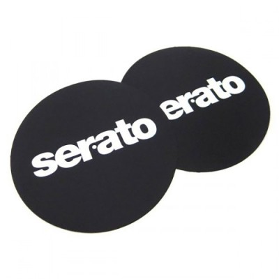 Black slipmat  with white Serato logo