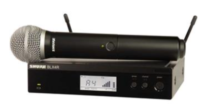 Shure BLX24RE/PG58-H8E - Handheld Wireless System (Rack Mount Version) 518-542 MHz (BE)