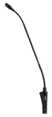 12" (30cm) Gooseneck Condenser Microphone, Attached Pre-Amp, Cardioid, Black