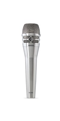 Dualdyne cardioïd dyn. microphone with zipper case and swivel adapter (nickel)