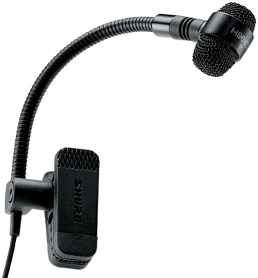 Microphone Instrument statique cardio‹de sur pince, connecteur TA4F