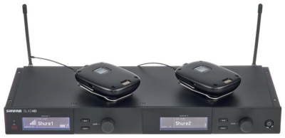 Shure SLXD14DE-H56 - SLXD dual bodypack transmitter system SLXD1 Freq: H56 (BE)