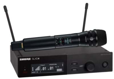 Shure SLXD24E/K8B - Handheld system consisting a handheld transmitter SLXD2 with K8B H56 (BE)