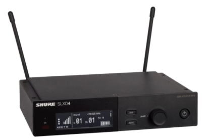 Shure SLXD4E-H56 -  digital receiver with 19" mounting accessories H56 (BE)