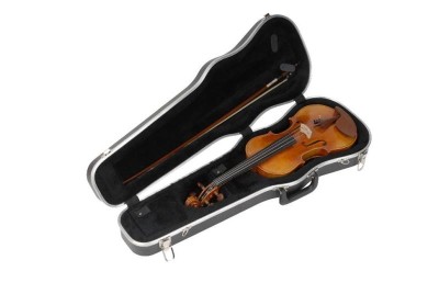 Violin 4/4 / 14 Viola Deluxe - Black - Custom Foam