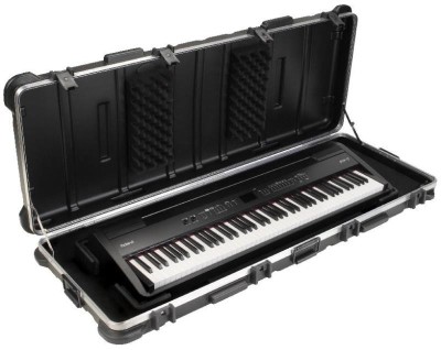 ATA 88-Note Keyboard Case - Black - Custom Foam