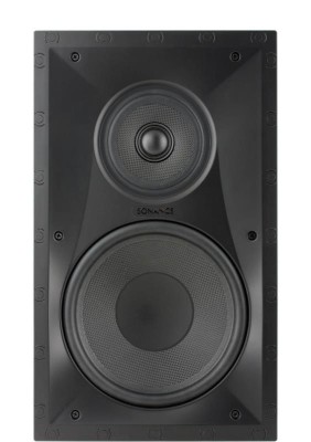 Pair of VP82, Visual Performance 8" large rectangular in-wall speaker, 125 Watts