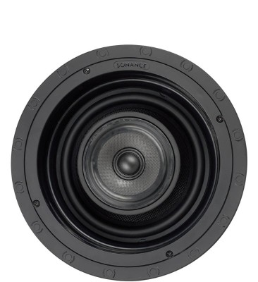 Pair of VP82R, Visual Performance  8" large round/square in-wall speaker, 125 Wa
