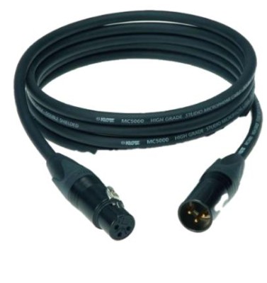 Vokkero Show/Guardian - 10 m Male/Female XLR 3 cable. 