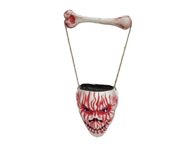EUROPALMS Halloween Hanging Skull, 17cm