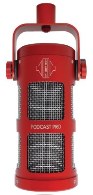 PODCAST Pro Red, supercardioid dynamic microphone
