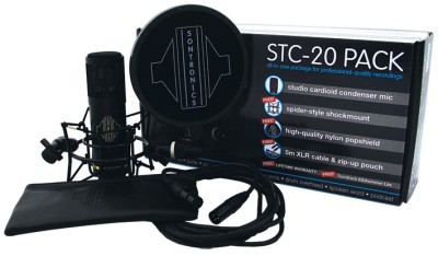SONTRONICS STC-20 PACK cardioid condenser microphone plus accessories