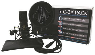 Sontronics STC-3X Pack Black - Groot Membraan Condensator Microfoon