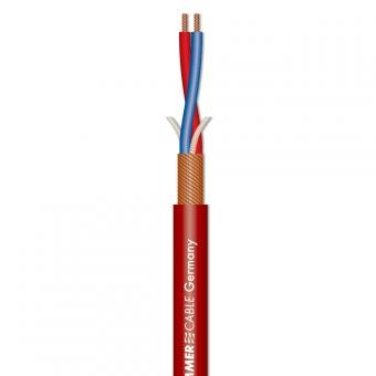 Microphone Cable Stage 22 Highflex; 2 x 0,22 mmì; PVC  6,40 mm; red