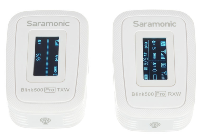 Saramonic Blink 500 Pro B1W, white ultra-compact 2,4 GHz wireless system, transmitter