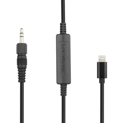 Saramonic LC-C35, 3.5mm TRS to Lightning stereo interface cable