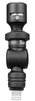 SmartMic DI Mini, miniature shotgun microphone with Lightning connector, for App