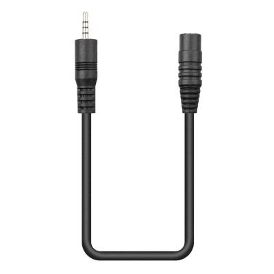 Saramonic SR-25C35, short adapter cable, 3.5mm TRS female to 2.5mm TRRS