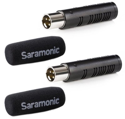 Saramonic SR-AXM3, 2 compact shotgun microphones, XLR3-M connector, for SR-PAX2,