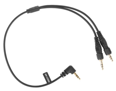 SR-C2004, 3.5mm TRS to dual 3.5mm TRS adapter cable (30cm)
