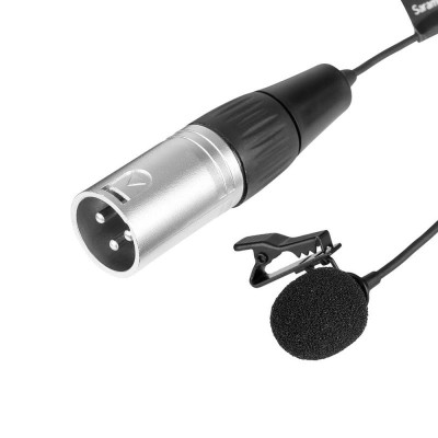 Saramonic XLavMic-C, cardiod lavalier microphone, 6m cable, XLR3-M connector