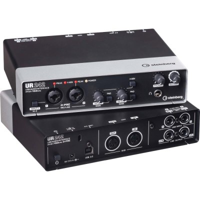 UR242 - 4 x 2 USB 2.0 Audio Interface with 2 x D-PRE and 192 kHz support & MIDI