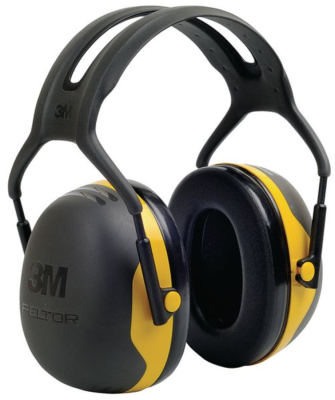 3M Peltor Headphoness X2A Yellow 24dB