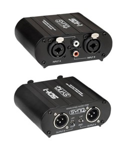 Synq SDI1- Professionele passive stereo DI-Box