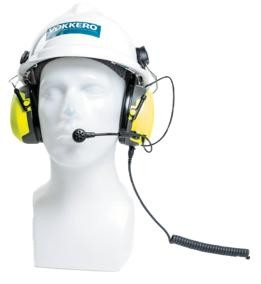 Vokkero Show/Guardian - High Attenuation Standard Headset Helmet (with Dynamic microphone).