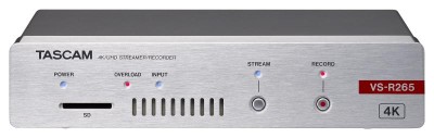 Tascam VSR265 - 4K/UHD Video Streamer/Recorder