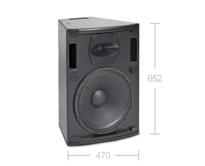 2 Way 15" Loudspeaker for Portable PA and Installation Applications