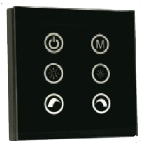 MULTIFUNCTIONELE TOUCH LED-CONTROLLER/DIMMER 3*4A