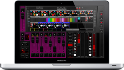 Cuelux 2 - Visual Productions Lighting control software with USB-to-DMX cable.