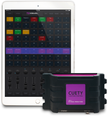 Cuety LPU-1 - Visual Productions 1-Universe lighting controller for use with Cue