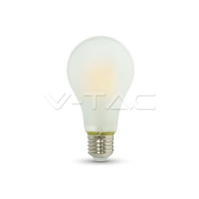 VT-1938 - LED Bulb - 8W Filament E27 A67 Frost Cover 4000K Luminous flux 800Lm