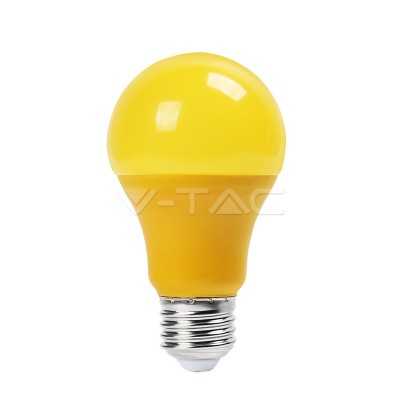 VT-2000 - LED Bulb - 9W E27 Yellow Color Plastic   Luminous flux 310Lm