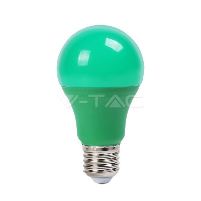 VT-2000 - LED Bulb - 9W E27 Green Color Plastic  Luminous flux 310Lm