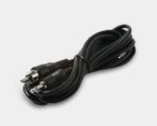 Cable 3.5mm unbalanced male connector to RCA male connector