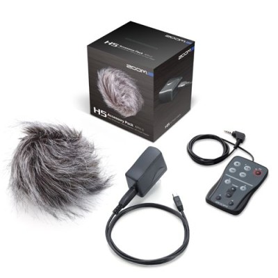 Zoom APH5 - Accessory Pack for Zoom H5: USB charger + Wired Remote + Hairy windscreen