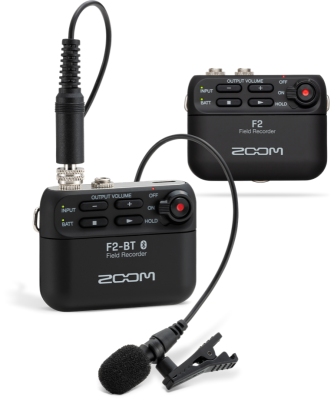 ZOOM F2 - Field Recorder and Lavalier Mic