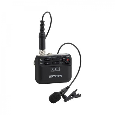 ZOOM F2-BT - Field Recorder with Bluetooth and Lavalier Mic